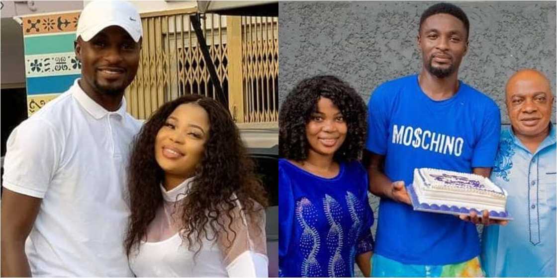 Adeniyi Johnson and wife Seyi Edun Adeniyi Johnson and wife Seyi Edun