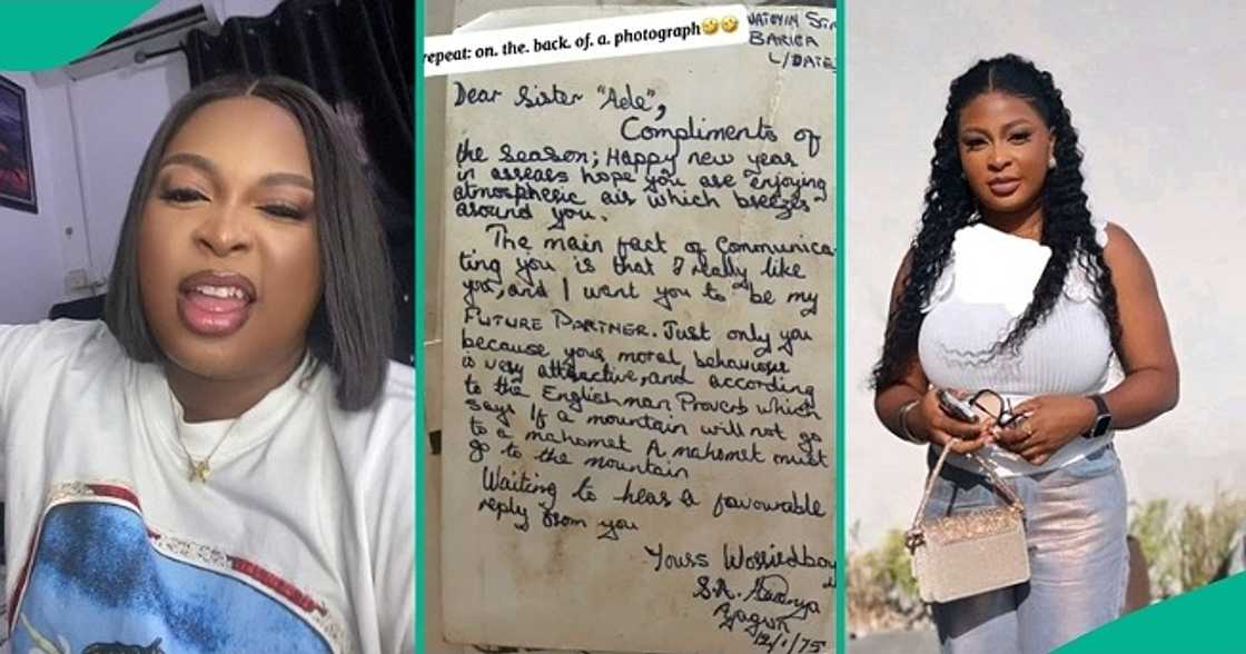 Lady left in awe after seeing love letter her father wrote in 1975 Lady left in awe after seeing love letter her father wrote in 1975