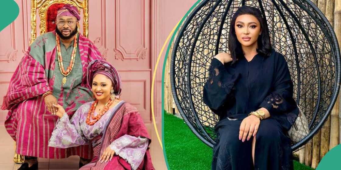 Rosy Meurer with husband Churchill, Rosy Meurer speaks on divorcing her husband, Olakunle Churchill