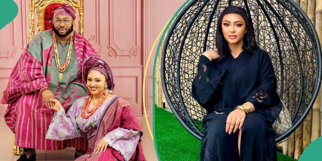 Rosy Meurer with husband Churchill, Rosy Meurer speaks on divorcing her husband, Olakunle Churchill Rosy Meurer with husband Churchill, Rosy Meurer speaks on divorcing her husband, Olakunle Churchill