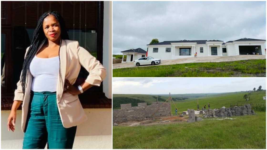 Woman finally completes her house, shares photos to show how it all started Woman finally completes her house, shares photos to show how it all started