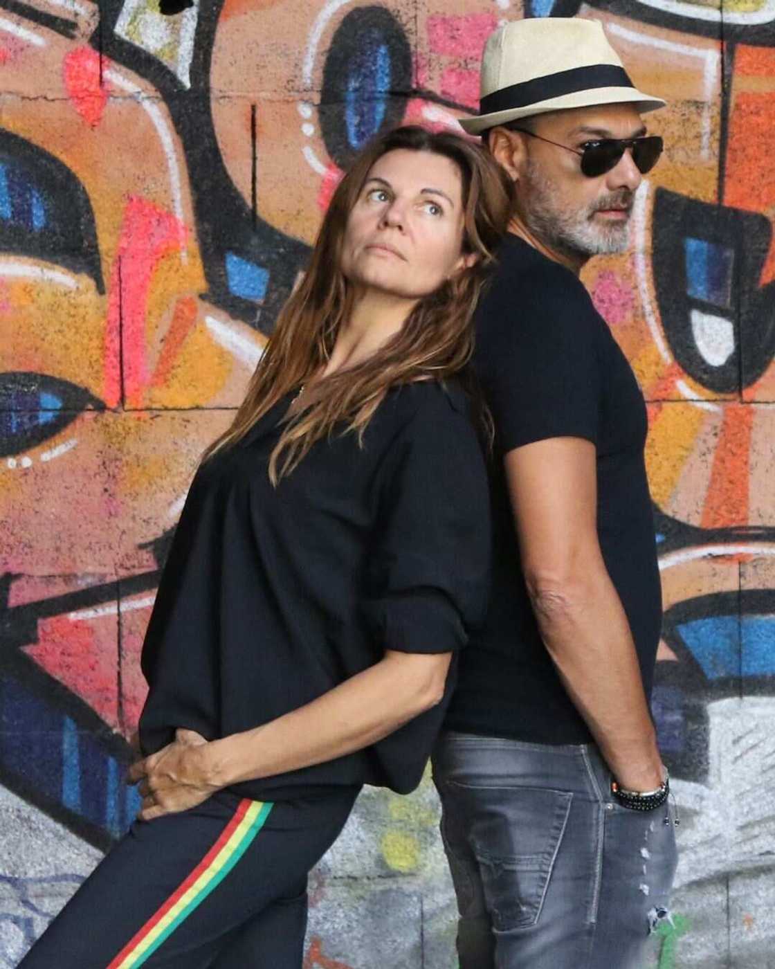 Veronika Loubry et son conjoint Veronika Loubry et son conjoint