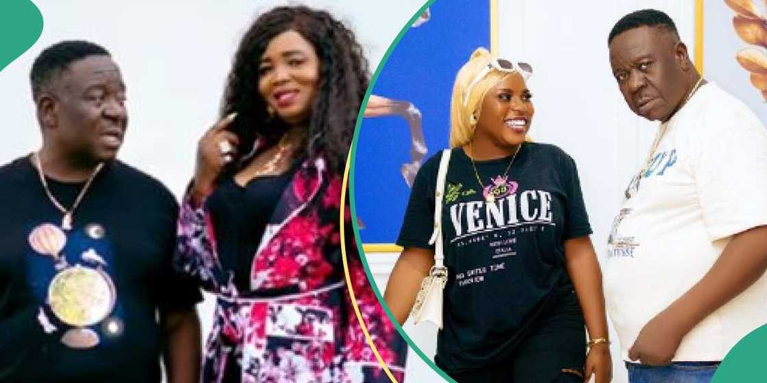 Actor Mr Ibu with his wife and adopted daughter Actor Mr Ibu with his wife and adopted daughter