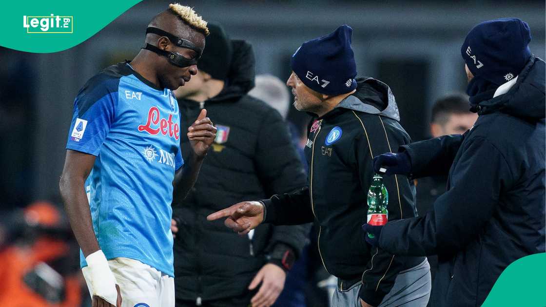 Victor Osimhen, Luciano Spalletti, Napoli, Italy, Serie A.