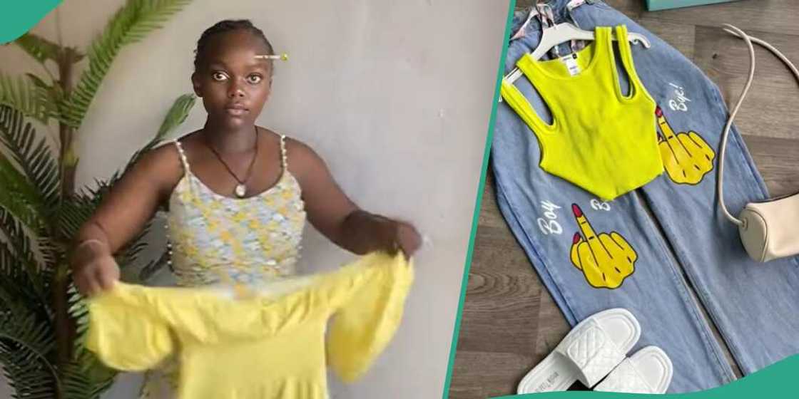 Nigerian lady shows her struggles as thrift vendor Nigerian lady shows her struggles as thrift vendor