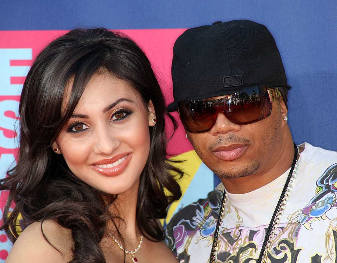 Francia Raisa and Shane Sparks arrive at a music award event Francia Raisa and Shane Sparks arrive at a music award event