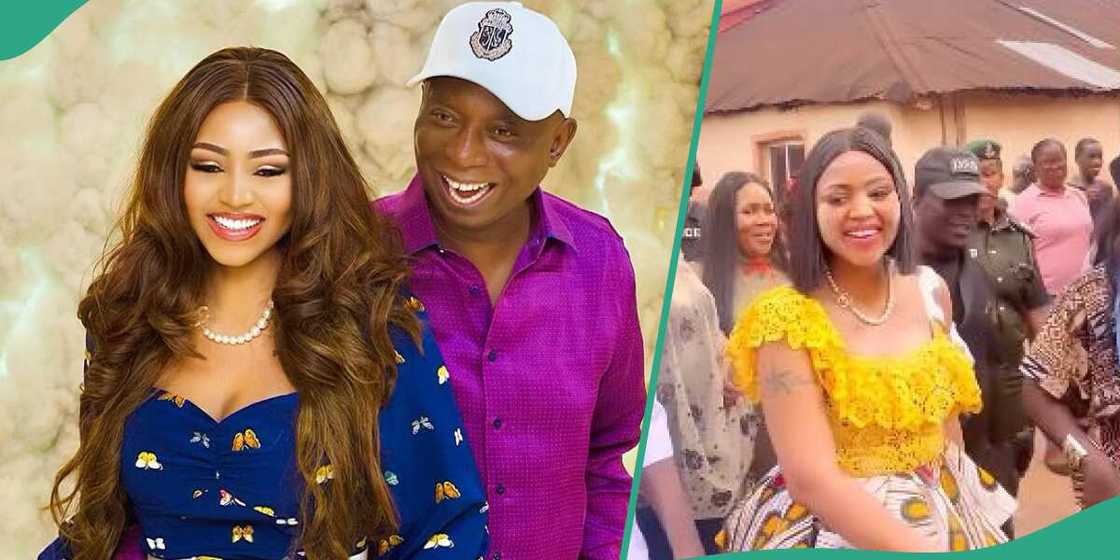 Regina Daniels shares fun video as she visits the village. Regina Daniels shares fun video as she visits the village.