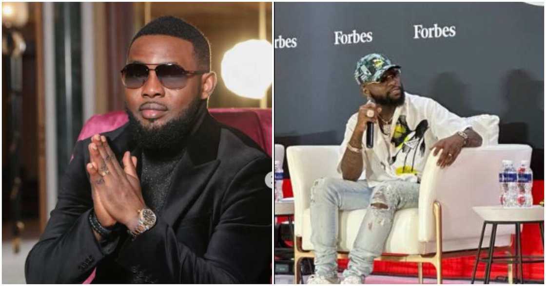 Photos of AY Makun and Davido Photos of AY Makun and Davido