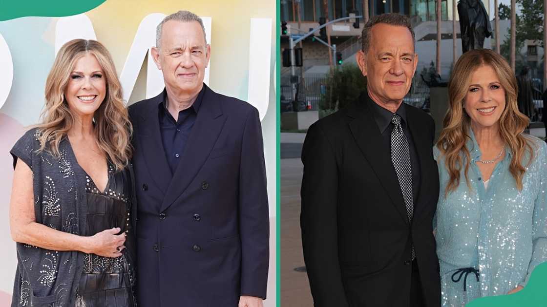 American actress and singer Rita Wilson and her husband actor Tom Hanks American actress and singer Rita Wilson and her husband actor Tom Hanks