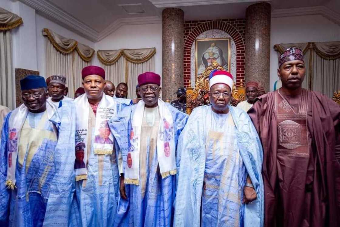 Kashim Shettima da su Bola Tinubu Kashim Shettima da su Bola Tinubu