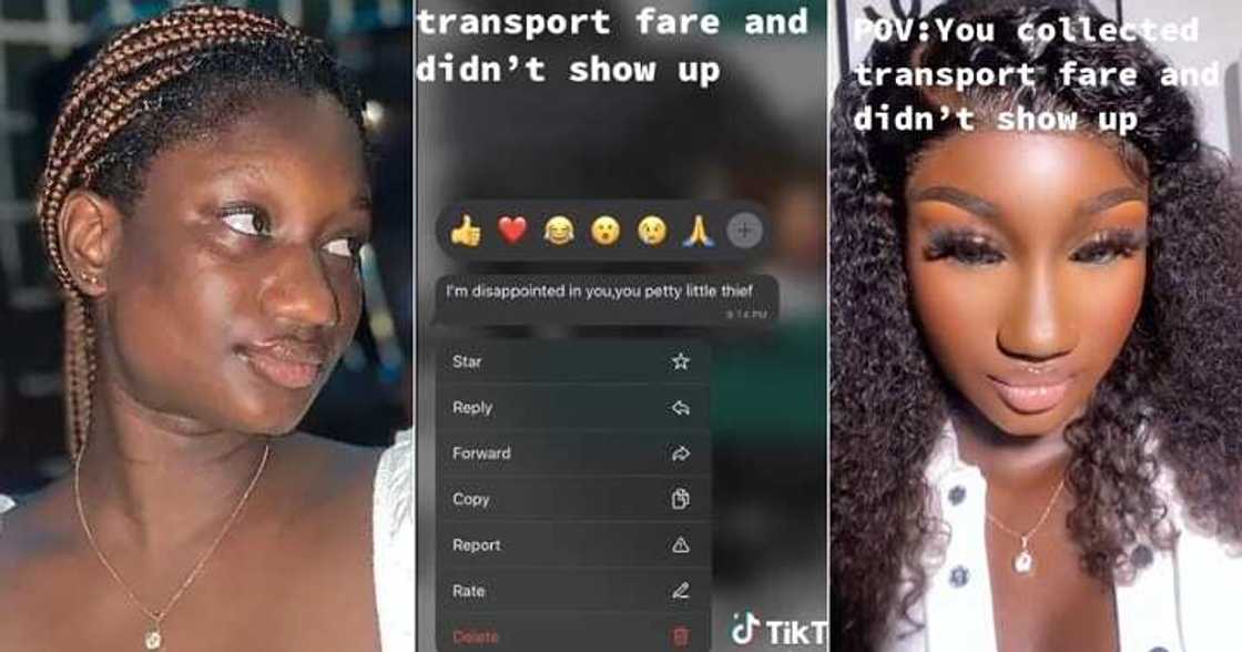 Man blasts lady who failed to show up after collecting transport fare Man blasts lady who failed to show up after collecting transport fare