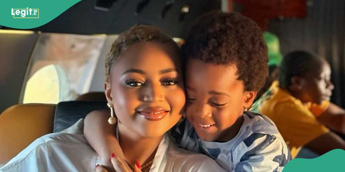 Regina Daniels shares pictures in private jet Regina Daniels shares pictures in private jet
