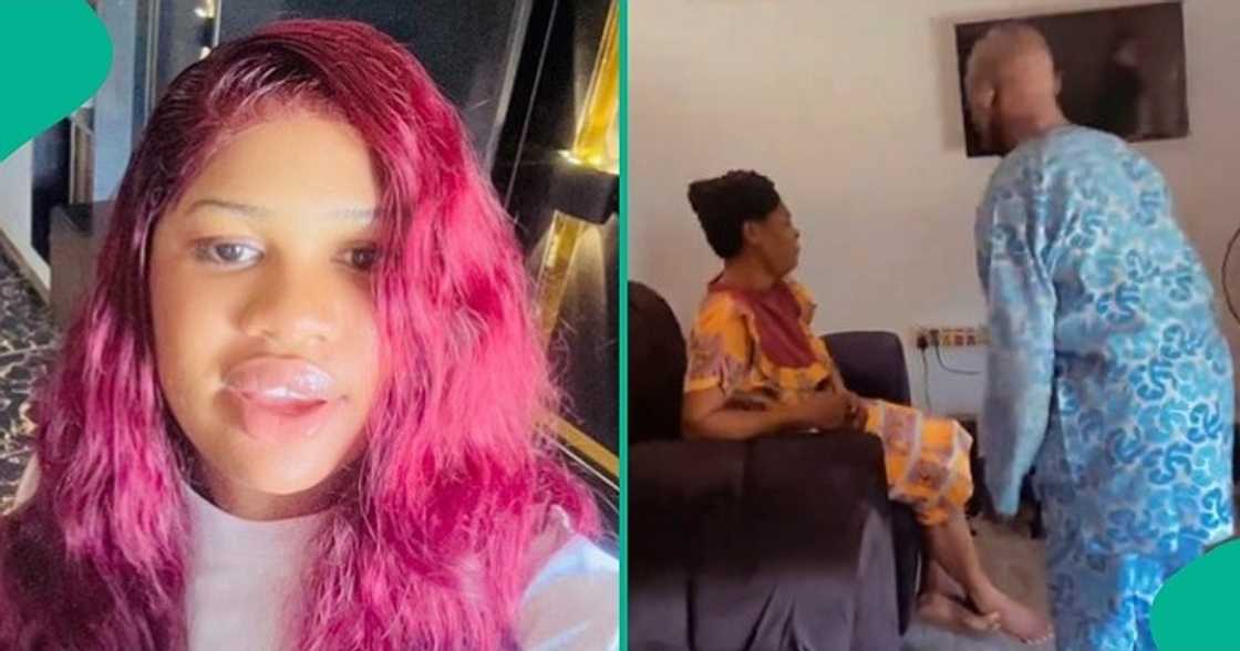 Nigerian man who provoked wife tries hard to appease wife Nigerian man who provoked wife tries hard to appease wife