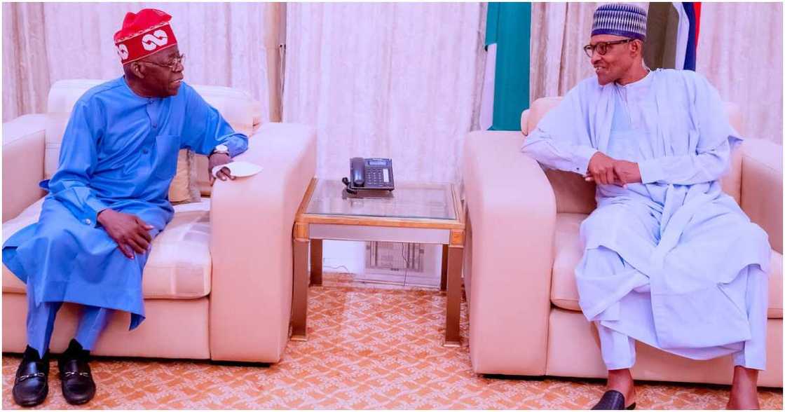 Tinubu da Buhari. Tinubu da Buhari.