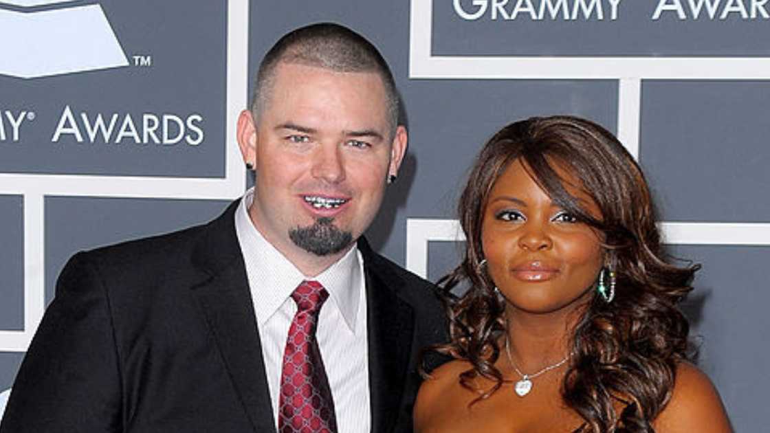 Paul Wall and wife Crystal Slayton in Los Angeles, California.