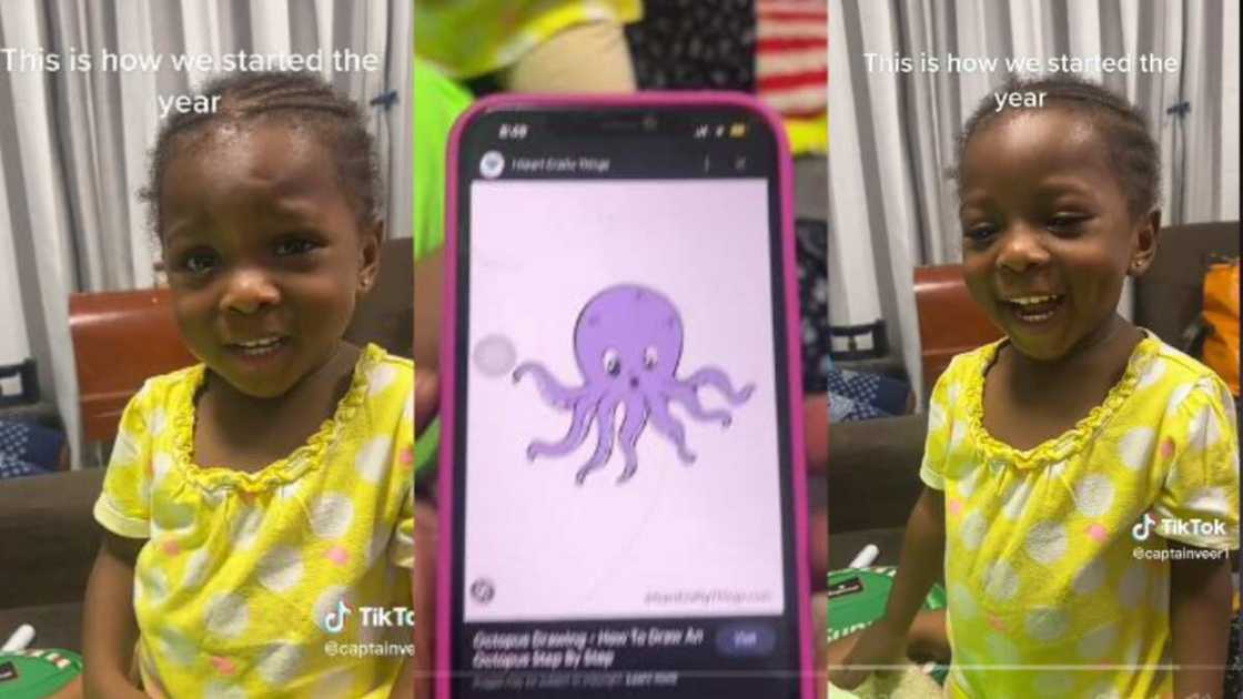 Little girl pronounces Octopus Little girl pronounces Octopus