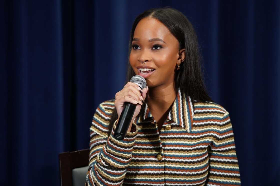 Quvenzhané Wallis at the Navy Memorial Theater
