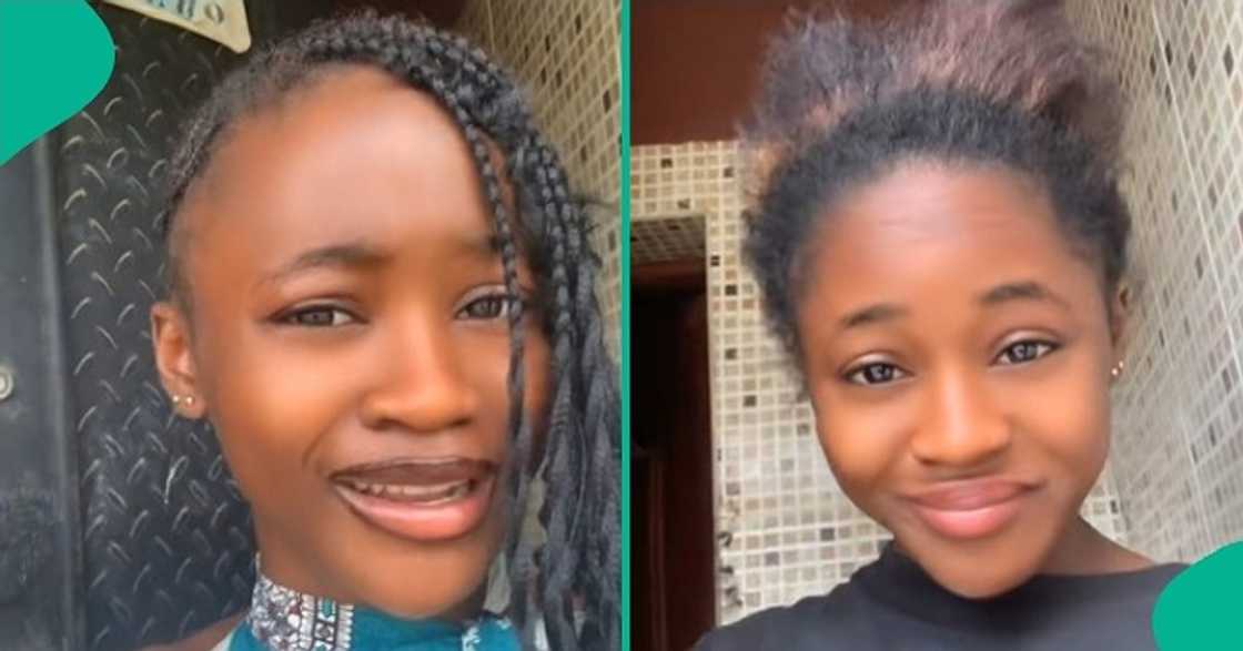 Nigerian lady raises alarm after seeing a scary item inside a restaurant's restroom. Nigerian lady raises alarm after seeing a scary item inside a restaurant's restroom.