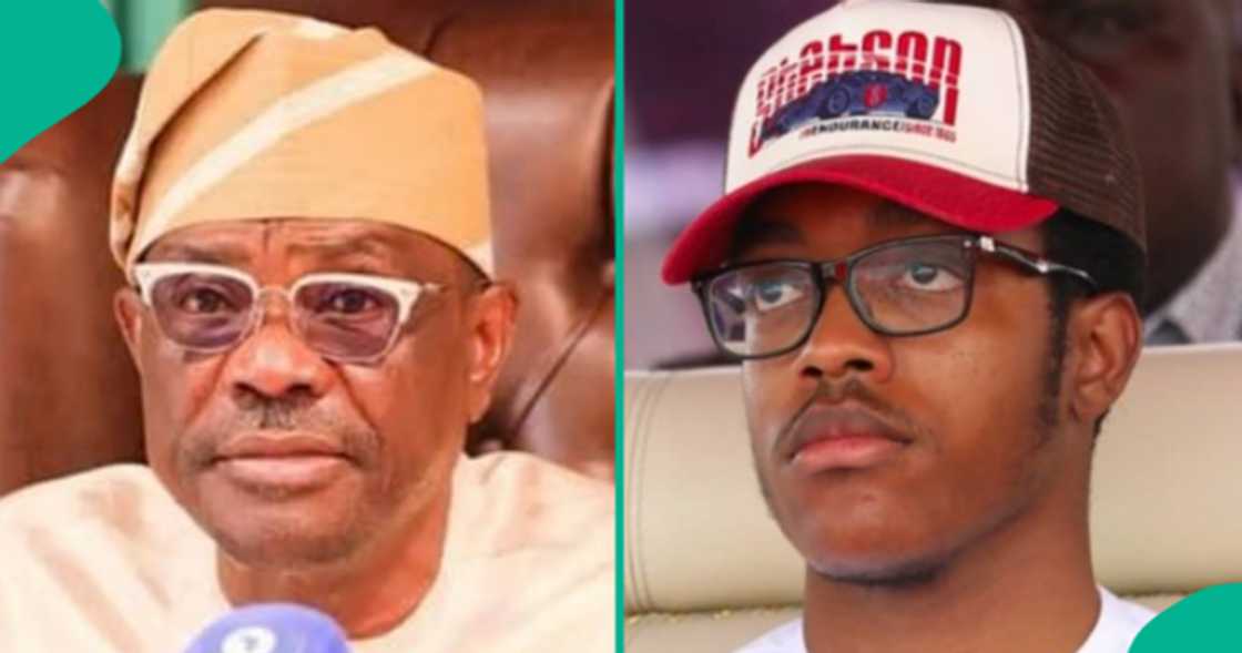 Nigerian man visits Nyesom Wike's son's Instagram page. Nigerian man visits Nyesom Wike's son's Instagram page.