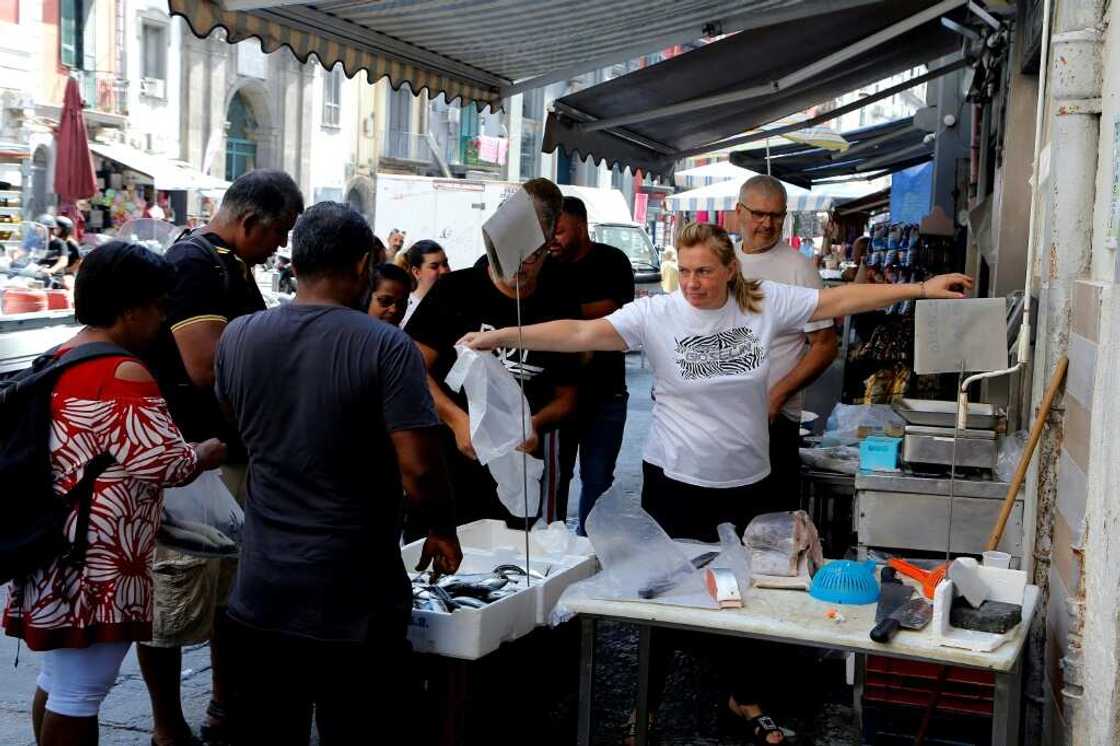 Big fish no more: Many Neopolitans in the poor Sanita district of the Italian city have fallen out of love with the Five Star Movement Big fish no more: Many Neopolitans in the poor Sanita district of the Italian city have fallen out of love with the Five Star Movement
