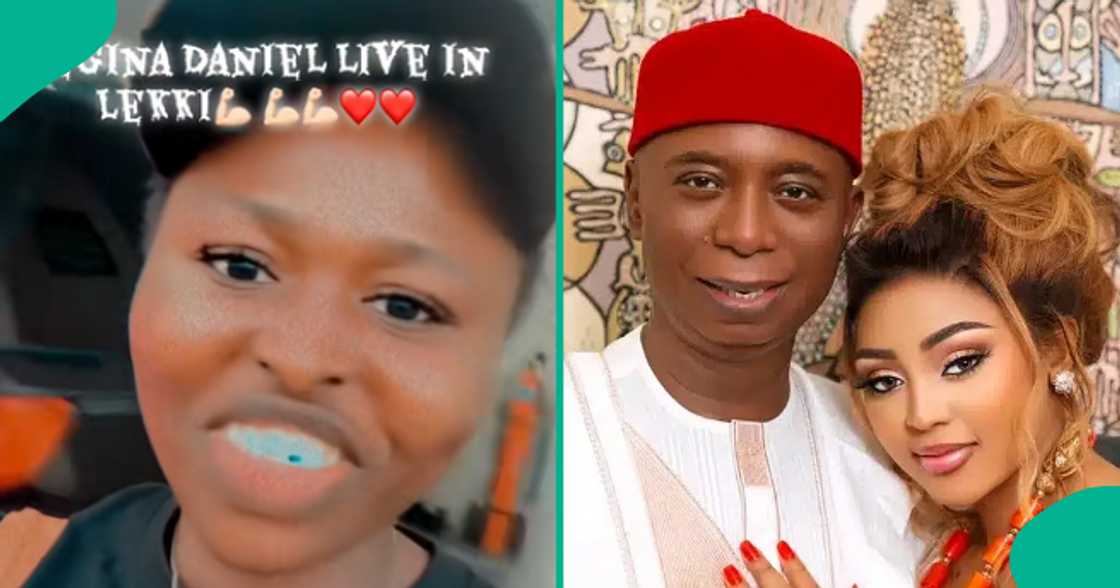 Lady shares the moment she met Regina Daniels in Lekki. Lady shares the moment she met Regina Daniels in Lekki.