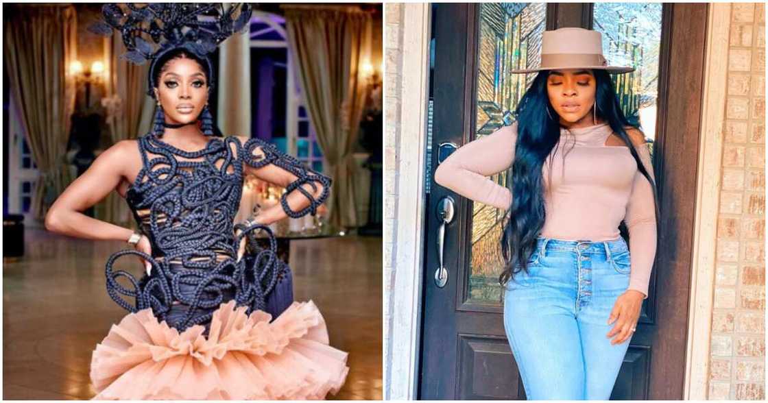 Laura Ikeji reacts as Chioma Goodhair 'shuns' her Laura Ikeji reacts as Chioma Goodhair 'shuns' her