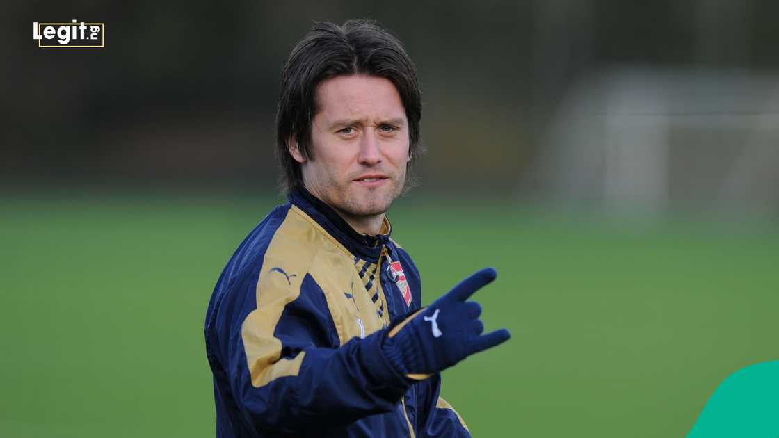 Tomas Rosicky, Arsenal. Tomas Rosicky, Arsenal.