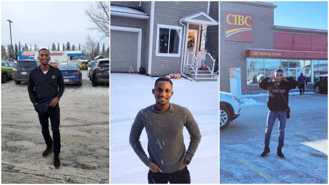 Man relocates to Canada, celebrates as he shares 'abroad' photos Man relocates to Canada, celebrates as he shares 'abroad' photos