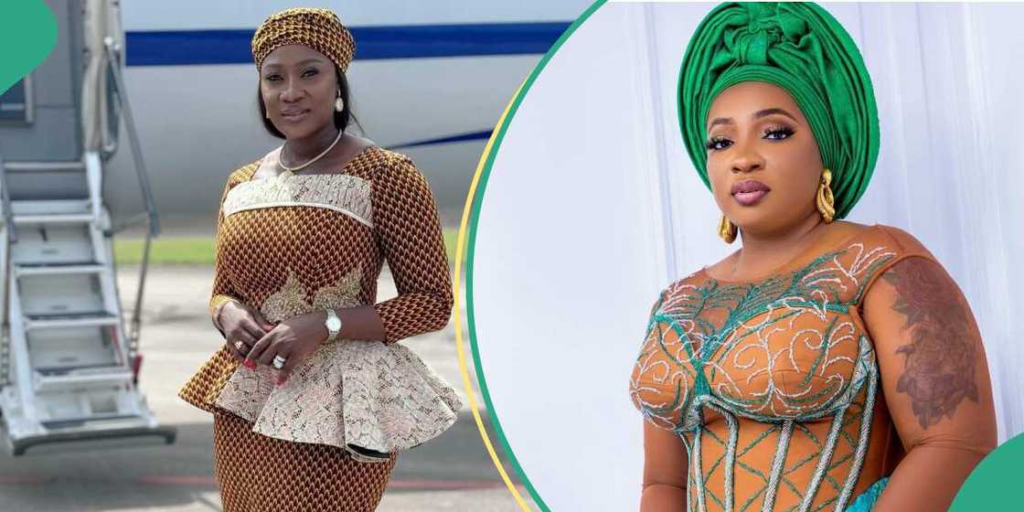 Actresses Mercy Johnson and Anita Joseph Actresses Mercy Johnson and Anita Joseph