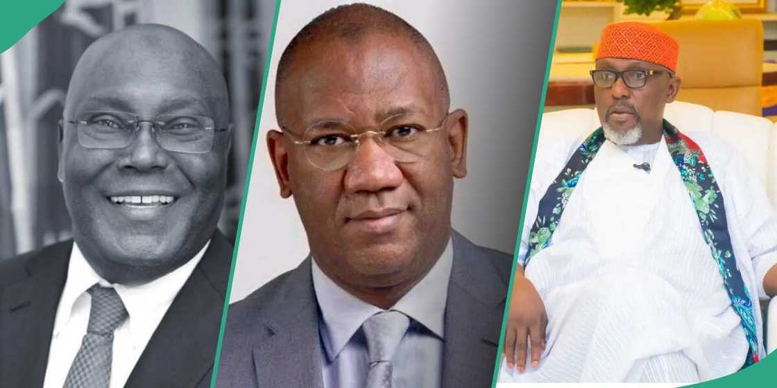 Atiku, Obasanjo, Rochas Okorocha, Datti Ahmed, Ned Nwoko Atiku, Obasanjo, Rochas Okorocha, Datti Ahmed, Ned Nwoko