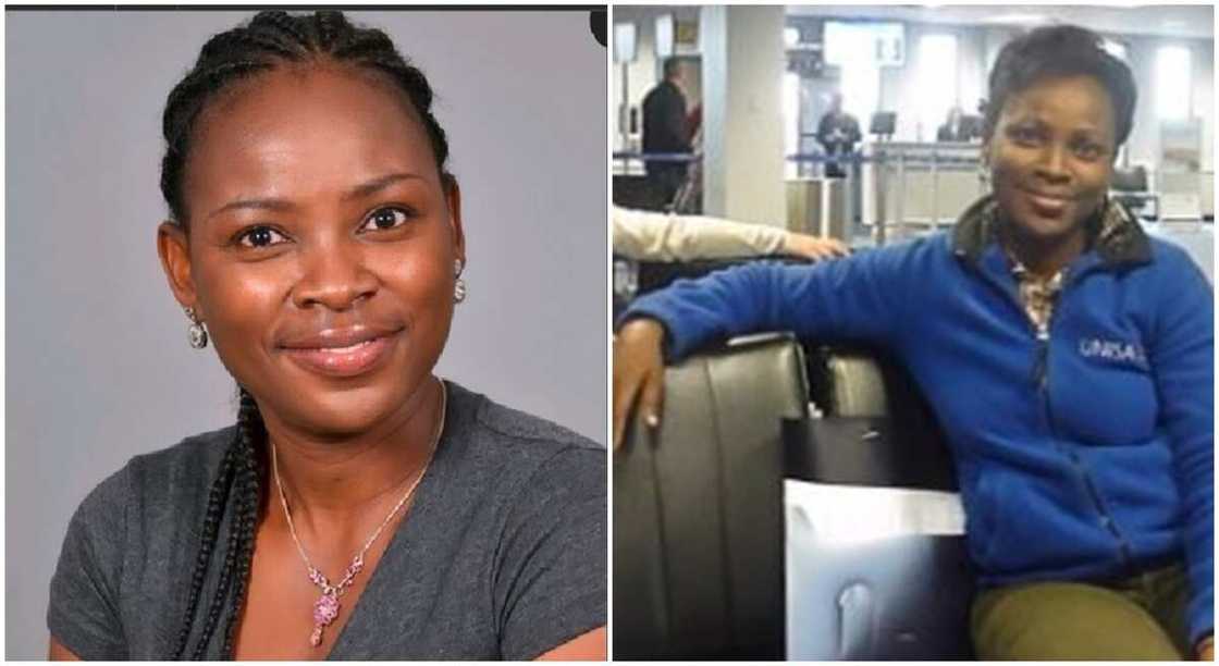 Professor Oghenetega Ighedo, the first black woman to obtain PhD in Pure Mathematics from UNISA. Professor Oghenetega Ighedo, the first black woman to obtain PhD in Pure Mathematics from UNISA.