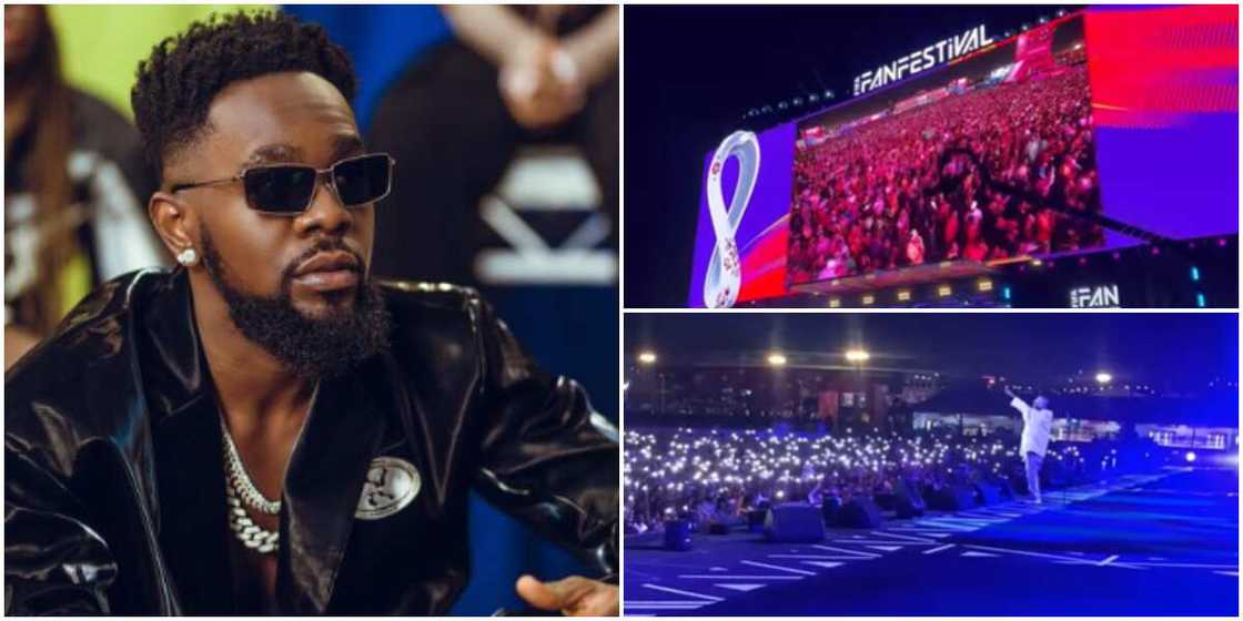 Patoranking at world cup Patoranking at world cup