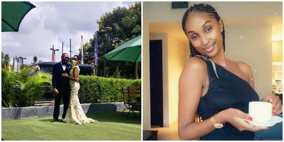 Pretty lady asks man out, they get married, their wedding photo generates much buzz on social media Pretty lady asks man out, they get married, their wedding photo generates much buzz on social media