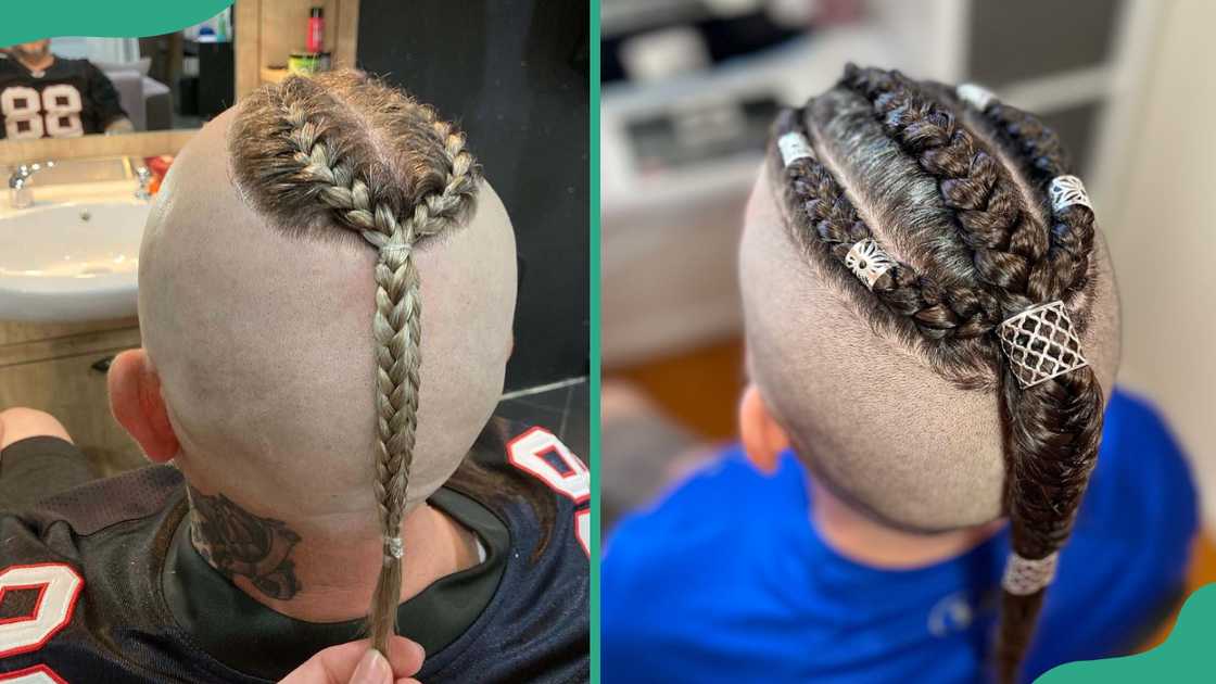 Top-only Viking braids ideas