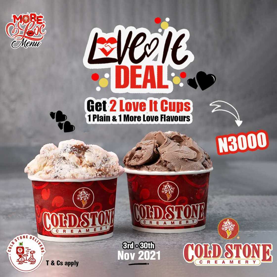 It's a Creamtastic November at Cold Stone Creamery Outlets