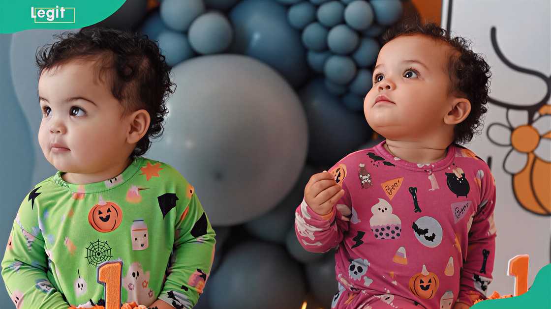 Verse and Valley during their first birthday celebration