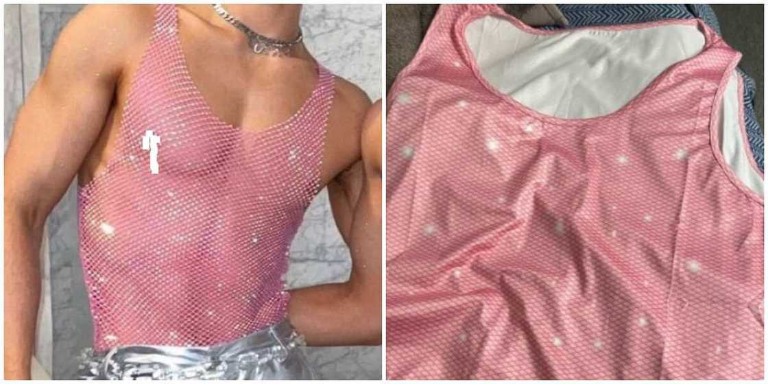Photos of pink verse a man ordered and what he received. Photos of pink verse a man ordered and what he received.