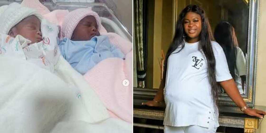 Nigerian couple welcomes set of twins after ten years of barrenness Nigerian couple welcomes set of twins after ten years of barrenness