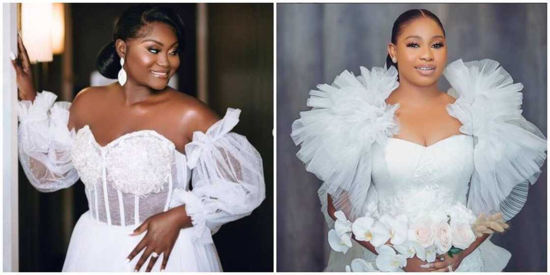Photos of ladies on their wedding day. Photos of ladies on their wedding day.