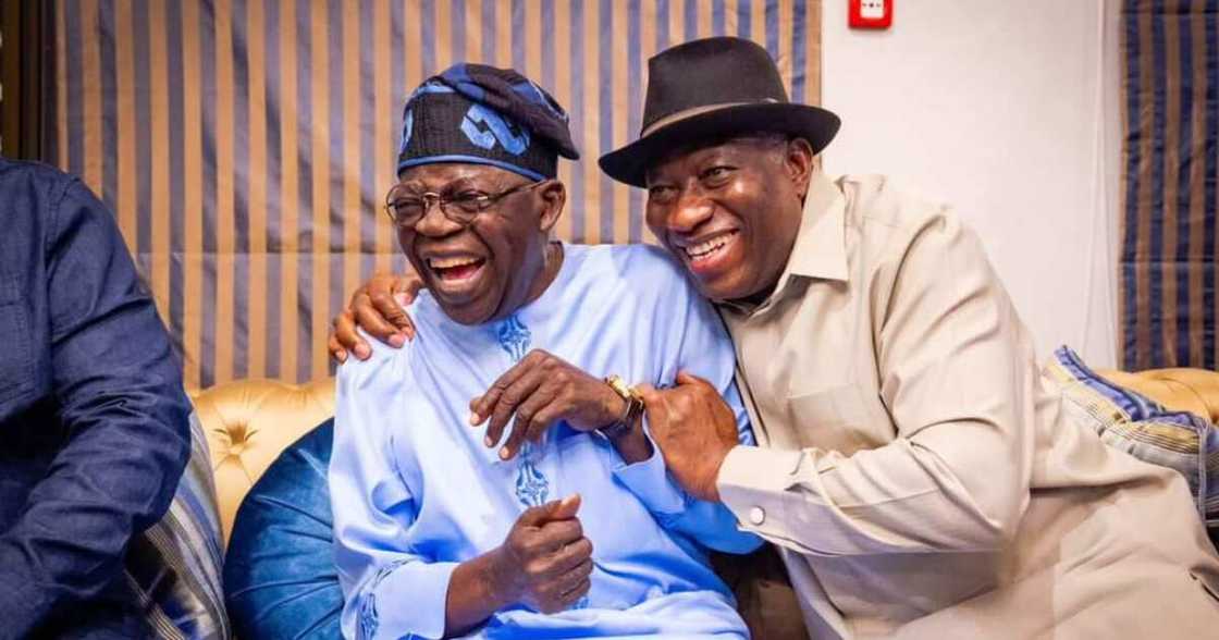 Jonathan ya kai ziyarar murnar samun nasarar da Tinubu ya yi a kotun zabe