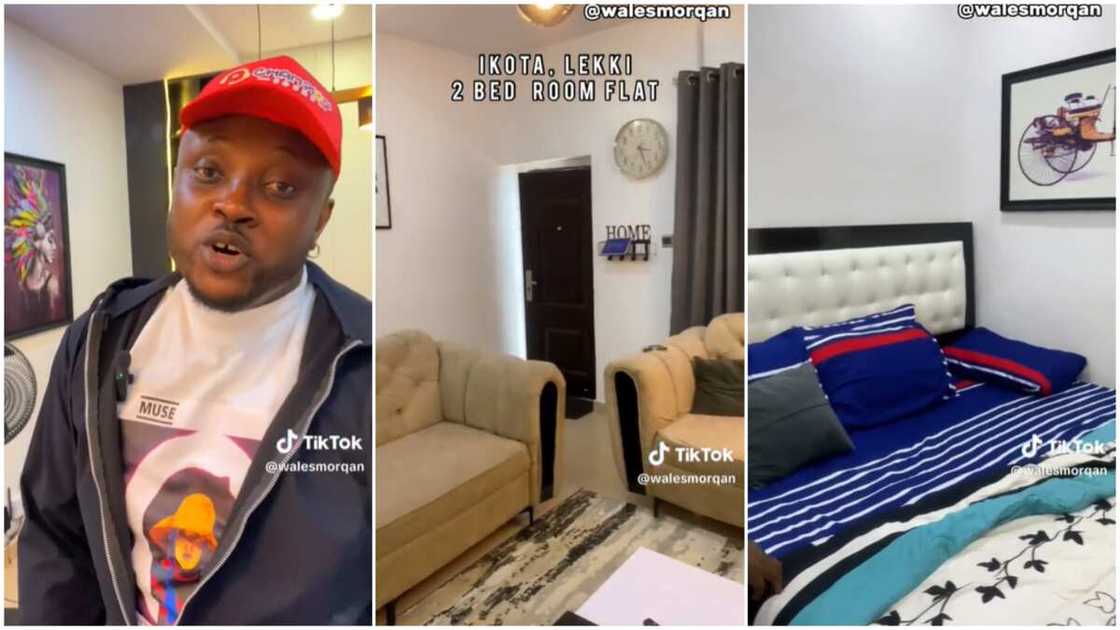 Lekki apartment without water/man showed off his house. Lekki apartment without water/man showed off his house.