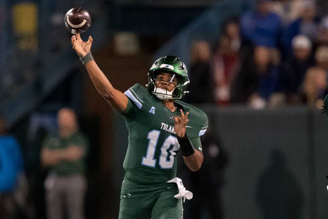 Former Tulane Green Wave quarterback Darian Mensah