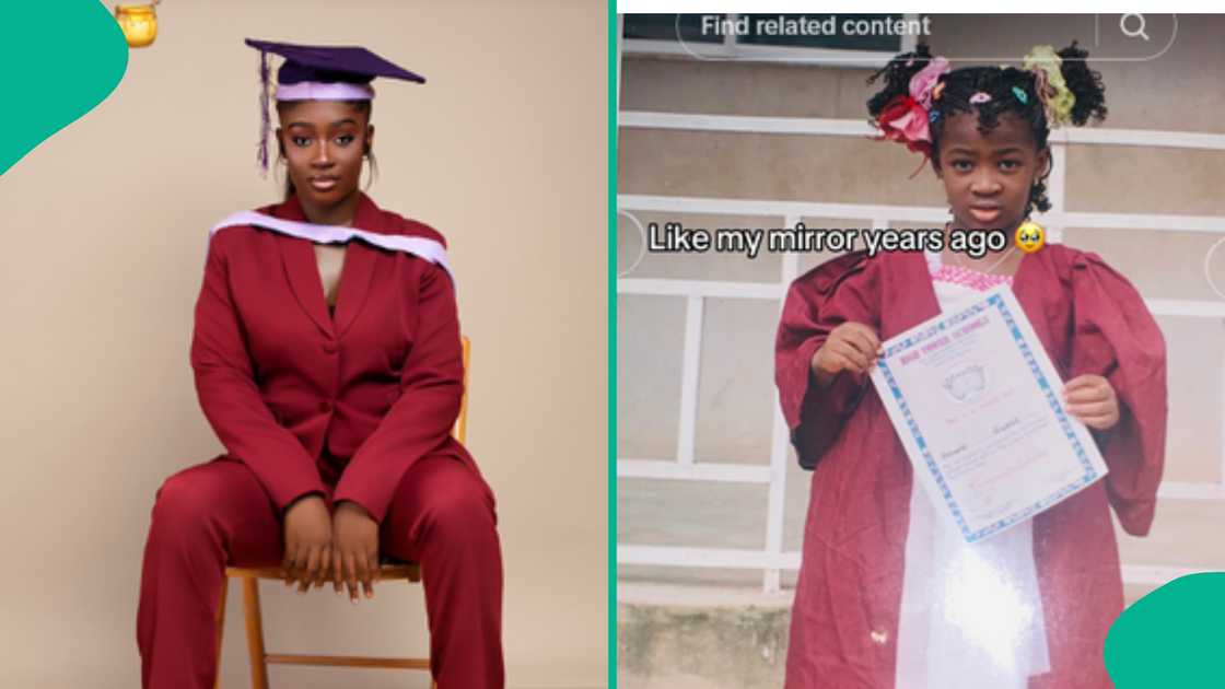 Lady overjoyed as she graduates from university. Lady overjoyed as she graduates from university.