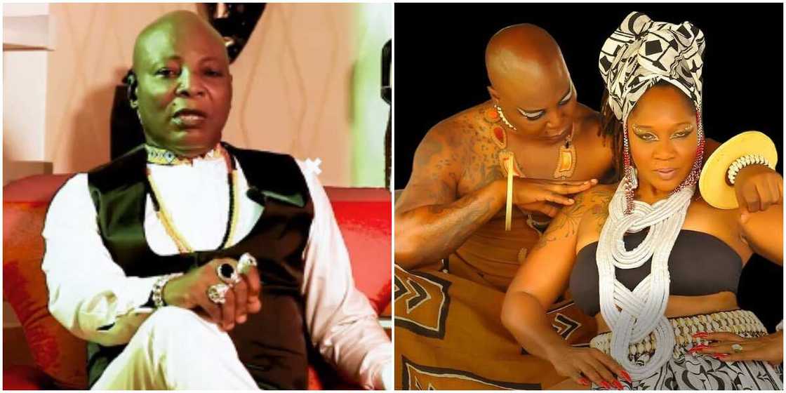 Singer Charly Boy, Charly Boy and wife Lady Diane Singer Charly Boy, Charly Boy and wife Lady Diane