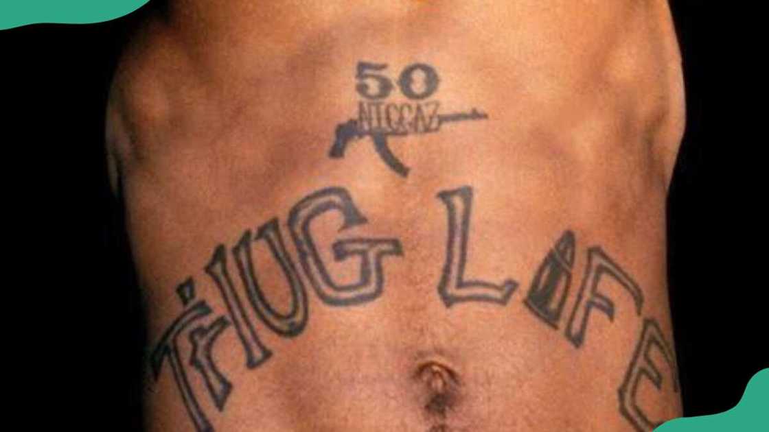 50 NIGGAZ Tupac tattoo 50 NIGGAZ Tupac tattoo