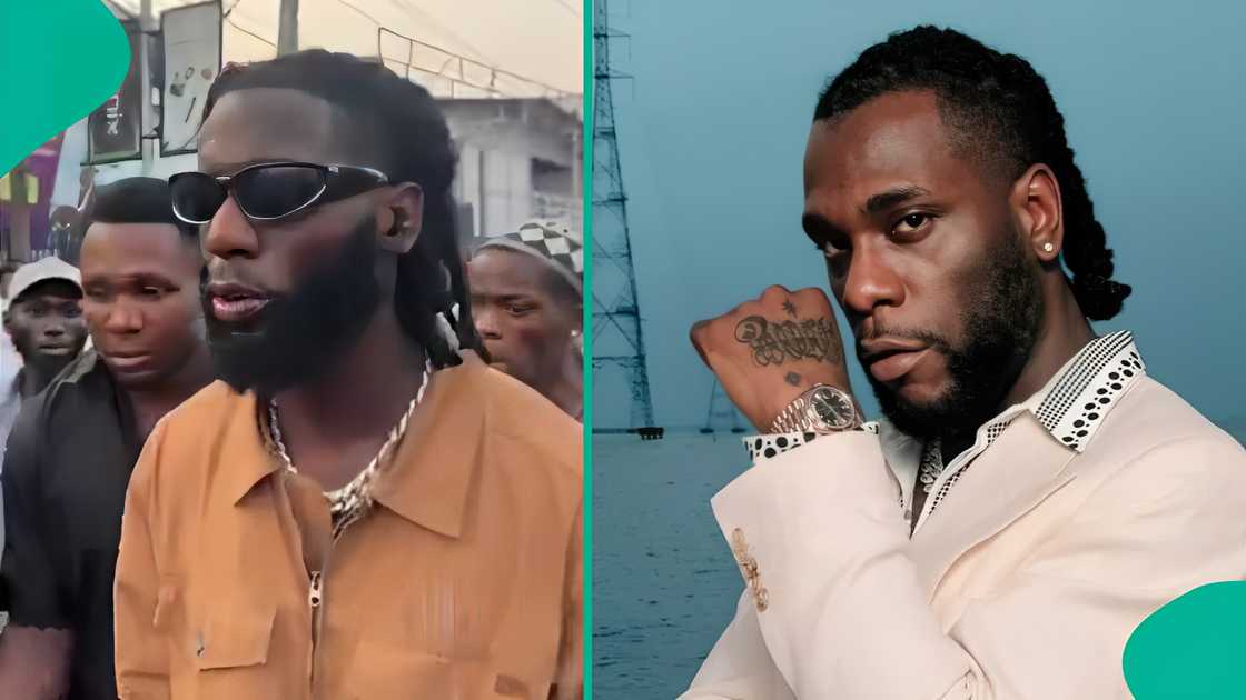 Prankster storms Lagos looking like Burna Boy. Prankster storms Lagos looking like Burna Boy.