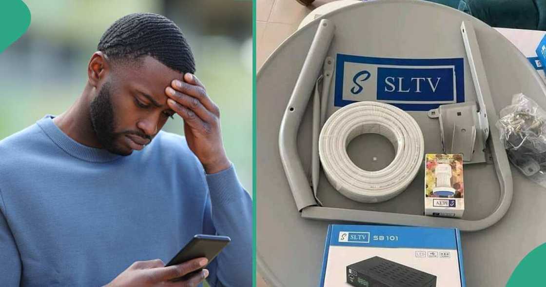 Reactions as Nigerian man shares 2 problems he observed with his SLTV