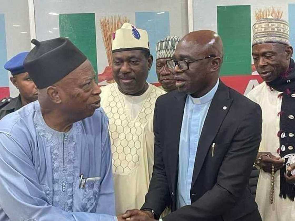 Hyacinth Alia, Abdullahi Adamu, APC, Benue state, politics in Nigeria, Benue Governorship candidate Hyacinth Alia, Abdullahi Adamu, APC, Benue state, politics in Nigeria, Benue Governorship candidate