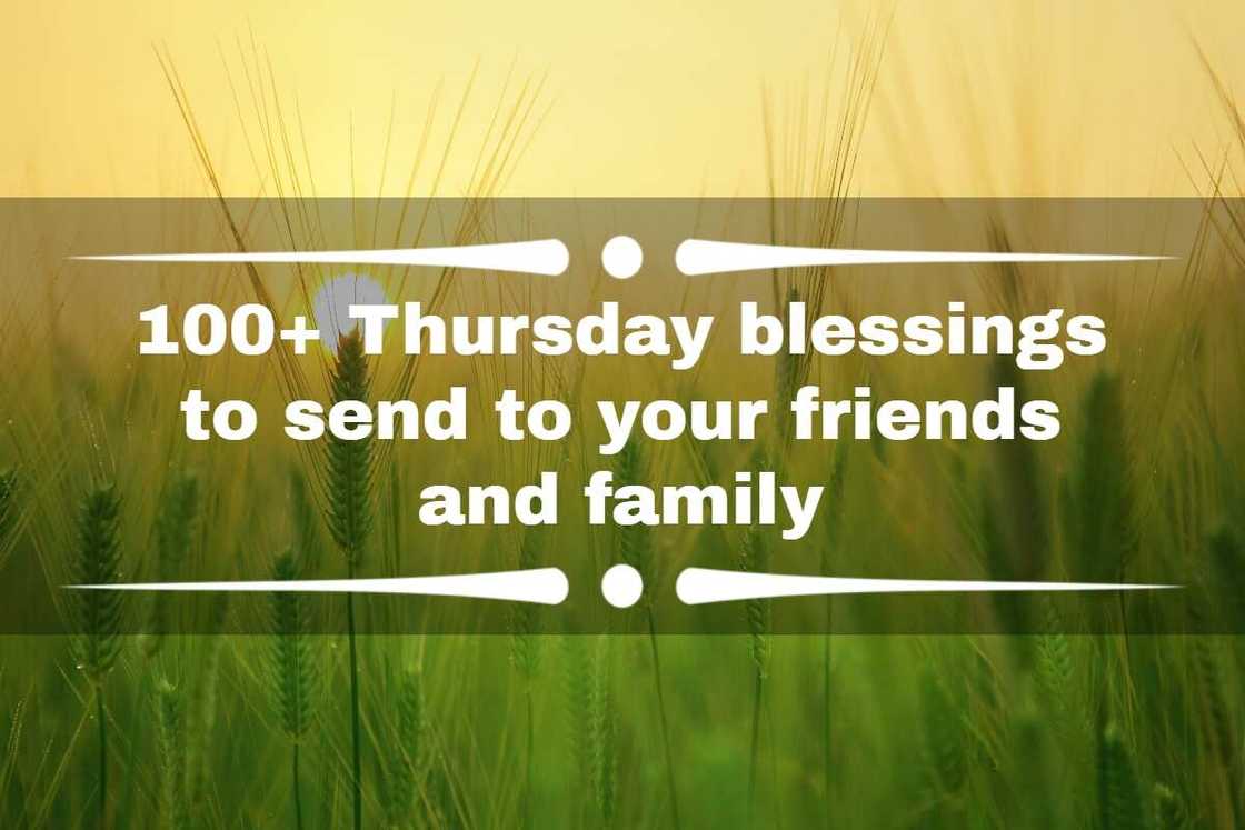 Thursday blessings Thursday blessings
