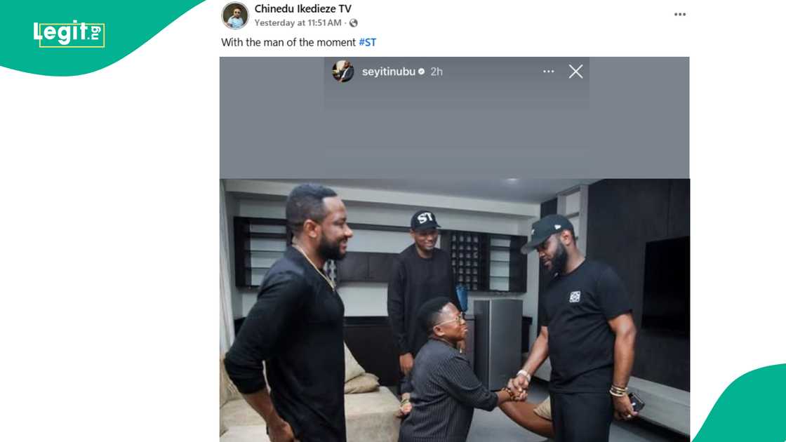 Actor Chinedu Ikedieze ’Aki’ spotted with Seyi Tinubu in trending picture on social media.